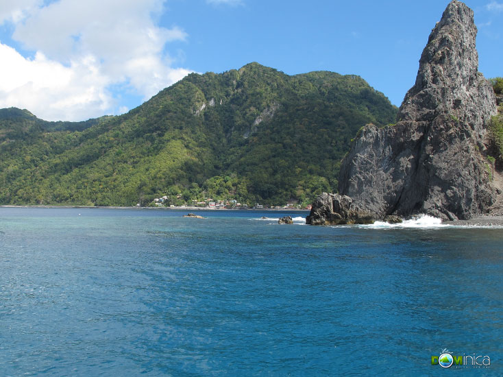 View of Scott’s Head and Soufriere Bay